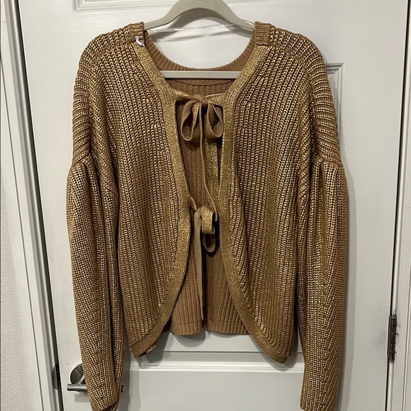 Kika Vargas for Target Gold Tie Sweater - Picture 2 of 4